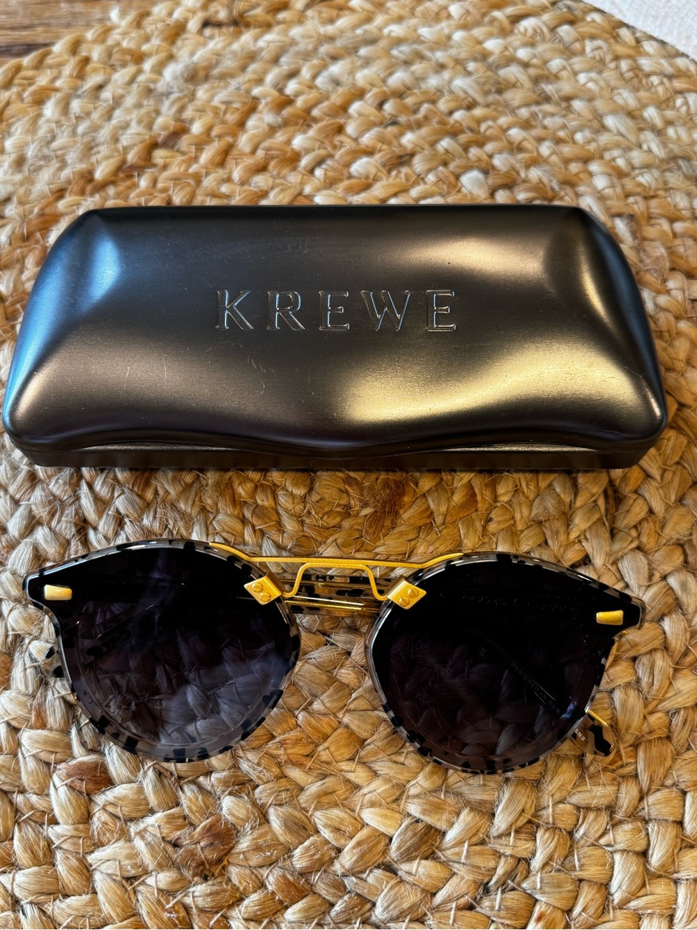 KREWE STL Nylon tortoise sunglasses great condition.